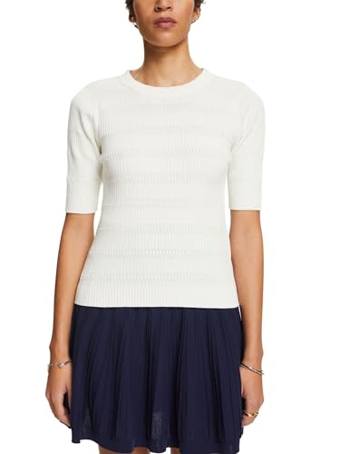ESPRIT Damen 024ee1i311 Pullover, 110/Off White, Small von ESPRIT