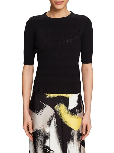 ESPRIT Damen 024ee1i311 Pullover, 001/Black, Medium von ESPRIT