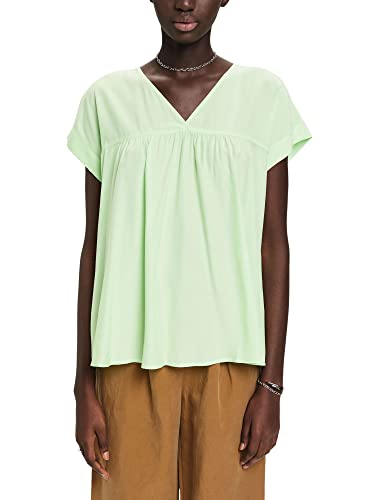 ESPRIT Damen 033ee1f308 Bluse, 320/Citrus Green, M von ESPRIT