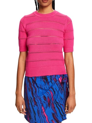 ESPRIT Damen 044ee1i319 Pullover, 660/Pink Fuchsia, M von ESPRIT
