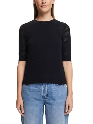 ESPRIT Damen 034ee1i319 Pullover, Schwarz, XL EU von ESPRIT