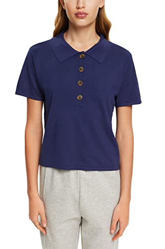 ESPRIT Damen 993ee1i320 Pullover, Navy, L von ESPRIT