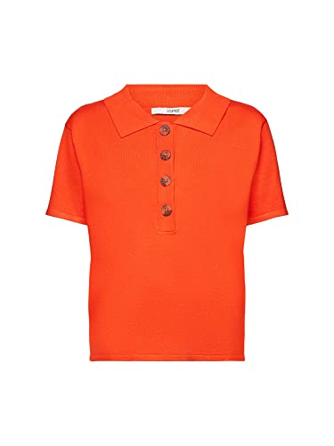 ESPRIT Damen 993EE1I320 Pullover, 635/ORANGE RED, M von ESPRIT