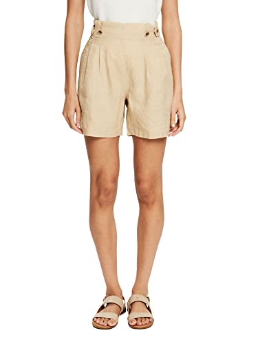 ESPRIT Damen Shorts 042ee1c312, Sand, 34 von ESPRIT