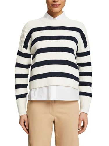 ESPRIT Damen 024ee1i314 Pullover, 057/Ice 3, Medium von ESPRIT