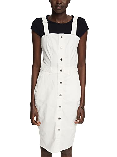 ESPRIT Damen 052ee1e317 Kleid, Off White, 40 EU von ESPRIT