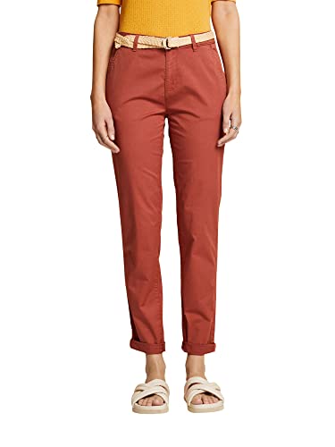 ESPRIT Leichte Stretch-Chino mit Gürtel von ESPRIT