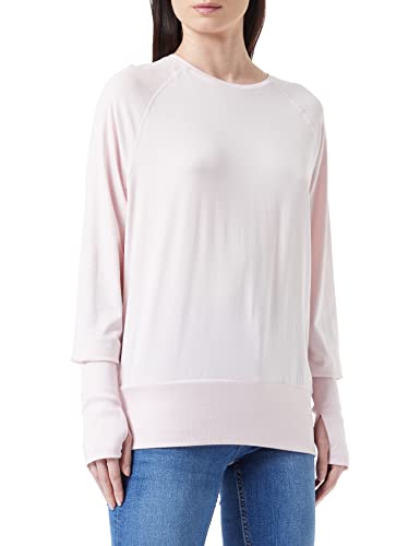 ESPRIT Damen Sus Ls Bk Open Sweatshirt, Light Pink, XXL EU von ESPRIT