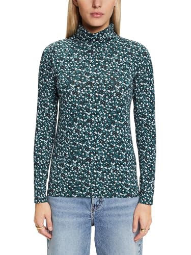 ESPRIT Longsleeve mit Print und Rollkragen von ESPRIT