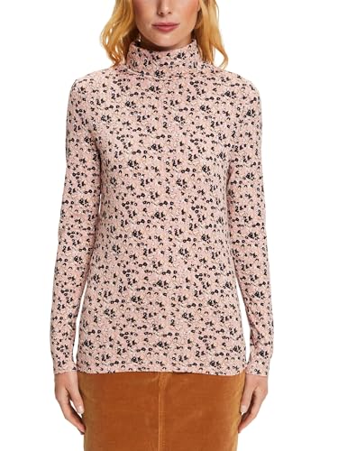 ESPRIT Longsleeve mit Print und Rollkragen von ESPRIT