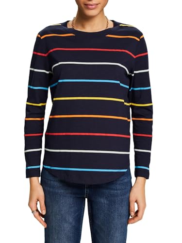 ESPRIT Damen 014ee1k324 T-Shirt, 400/Navy, Small von ESPRIT