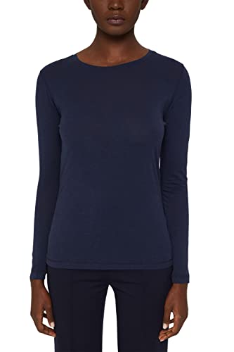 ESPRIT Damen 012EE1K311 T-Shirt, 400/NAVY, XS von ESPRIT