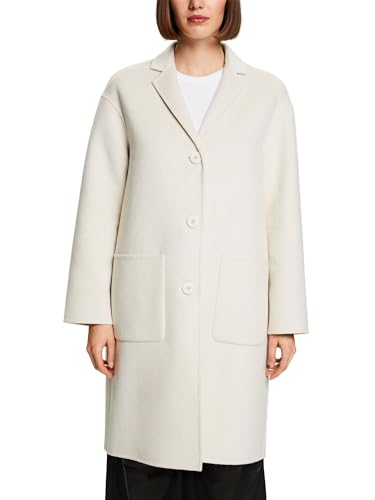 ESPRIT Damen 014ee1g388 Jacke, 055/Ice, L von ESPRIT