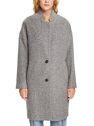 ESPRIT Damen 082ee1g336 Jacke, Medium Grey, M EU von ESPRIT