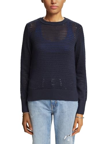 ESPRIT Damen 034ee1i304 Pullover, 400/Navy, Medium von ESPRIT