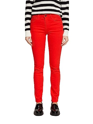 ESPRIT Damen 122ee1b319 Hose, Rot, 27W / 32L von ESPRIT
