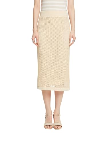 ESPRIT Damen 034ee1d302 Rock, 285/Sand, M von ESPRIT