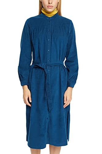 ESPRIT Damen 092ee1e303 Kleid, Petrol Blue, 32 EU von ESPRIT