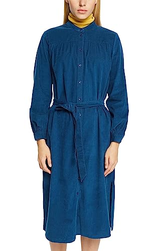 ESPRIT Damen 092ee1e303 Kleid, Petrol Blue, 36 EU von ESPRIT