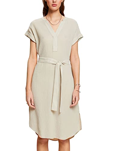 ESPRIT Damen 033ee1e304 Kleid, 335/Dusty Green, 42 von ESPRIT