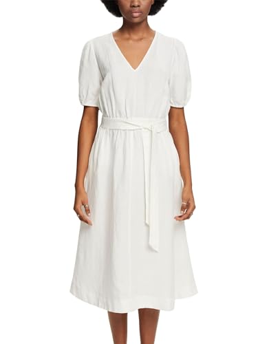 ESPRIT Damen 034ee1e377 Kleid, 110/Off White, 34 von ESPRIT