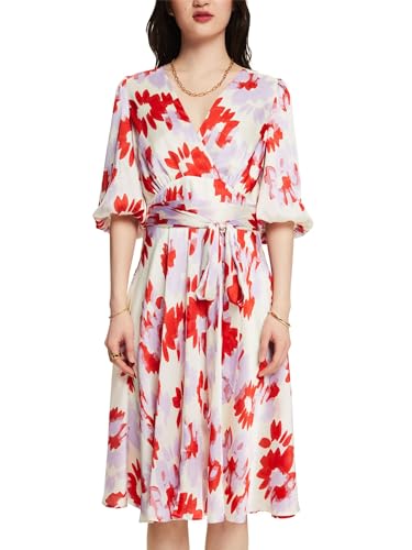 ESPRIT Damen 024ee1e343 Kleid, 056/Ice 2, 32 von ESPRIT