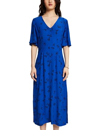 ESPRIT Damen 024ee1e344 Kleid, 410/Bright Blue, 32 von ESPRIT