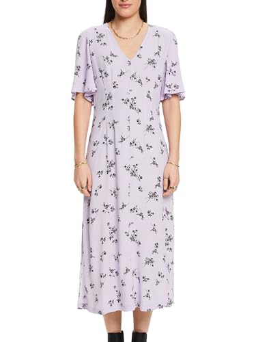 ESPRIT Damen 024ee1e344 Kleid, 570/Lavender, 32 von ESPRIT