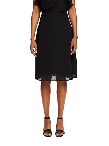 ESPRIT Damen 034ee1d314 Rock, 001/Black, XL von ESPRIT