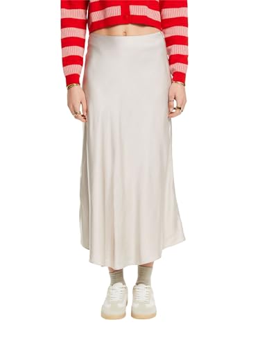 ESPRIT Damen 024ee1d311 Rock, 290/Light Beige, 34 von ESPRIT