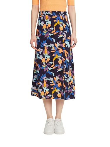 ESPRIT Damen 024ee1d312 Rock, 404/Navy 5, 40 von ESPRIT