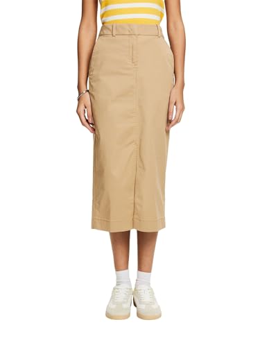 ESPRIT Damen 034ee1d312 Rock, 270/Beige, 40 von ESPRIT
