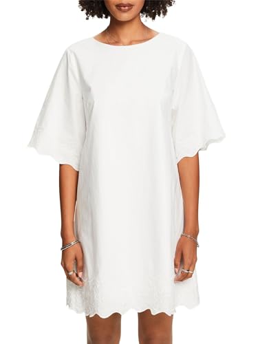 ESPRIT Damen 034ee1e325 Kleid, 110/Off White, 40 von ESPRIT
