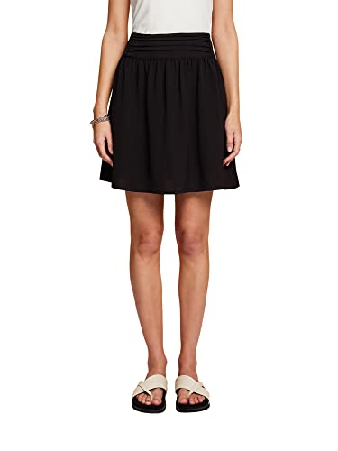 ESPRIT Damen 033ee1d308 Rock, 001/Black, 32 von ESPRIT