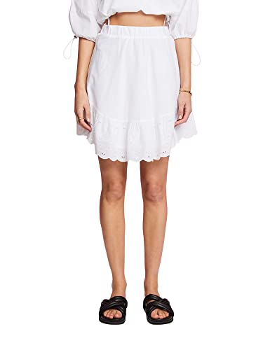 ESPRIT Damen 043EE1D305 Rock, 100/WHITE, 34 ESPRIT Damen 043EE1D305 Rock, 100/WHITE, 34 von ESPRIT