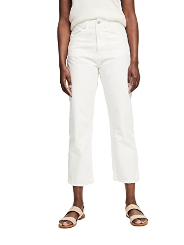 ESPRIT Damen 052EE1B308 Hose, 100/WHITE, Regular von ESPRIT