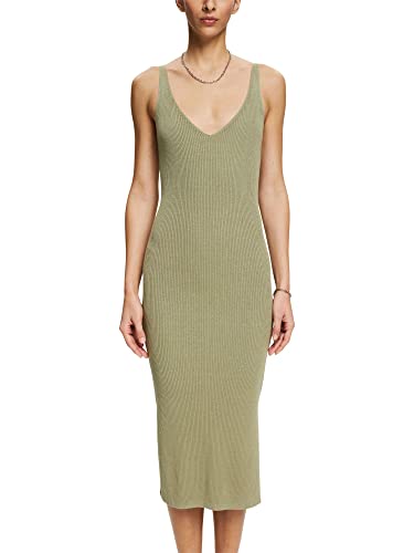 ESPRIT Damen 042ee1e301 Kleid, Light Khaki, L EU von ESPRIT