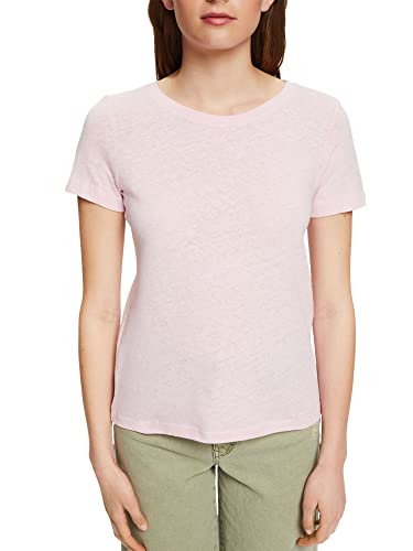 ESPRIT Damen 042EE1K321 T-Shirt, 690/LIGHT PINK, XL von ESPRIT