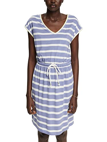 ESPRIT Damen Kleid 052ee1e339, Light Blue Lavender, L von ESPRIT