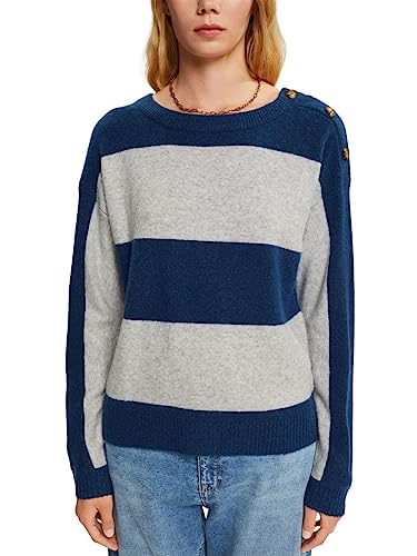 ESPRIT Damen 992EE1I347 Pullover, 452/PETROL Blue 3, M von ESPRIT