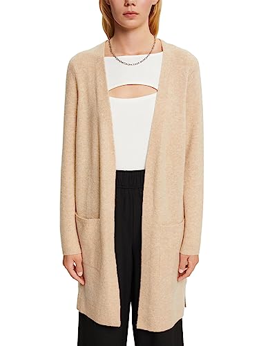 ESPRIT Damen 991ee1i327 Strickjacke, Sand, XXL EU von ESPRIT