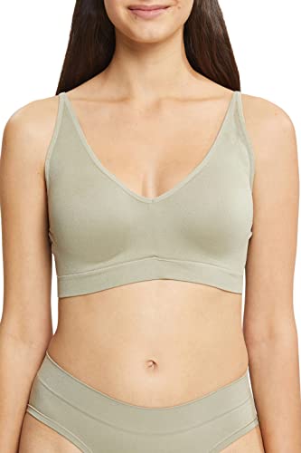 ESPRIT Damen Seamless RCS Padded Bra Gepolsterter BH, Light Khaki, 75 B von ESPRIT