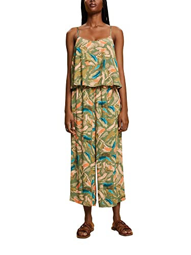 ESPRIT Damen 063EE1L301 Overalls, 348/LIGHT Khaki 4, 34 von ESPRIT