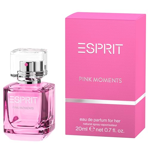 ESPRIT PINK MOMENTS Parfüm Damen 20ml I Damen Parfüm mit Apfel, Ananas, Magnolie, Moschus & Vanille I Fruchtig-sinnliches Eau de Parfum Damen für Feel-Good-Momente I Damen Parfum für den Alltag von ESPRIT