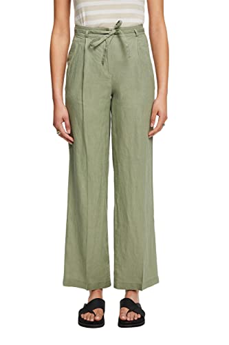 ESPRIT Leinenhose mit weitem Bein von ESPRIT