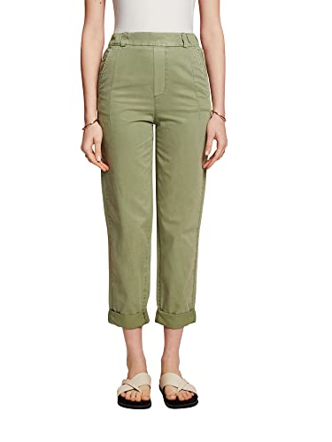 ESPRIT Damen 053EE1B308 Hose, 266/PALE Khaki 2, 42 von ESPRIT