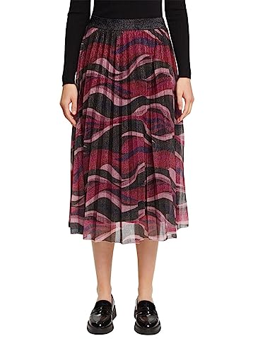 ESPRIT Damen 112EE1D304 Rock, 618/CHERRY RED 4, L von ESPRIT