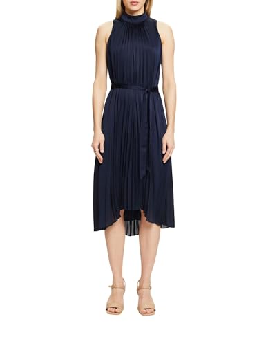 ESPRIT Damen 044ee1e406 Kleid, 400/Navy, 36 von ESPRIT