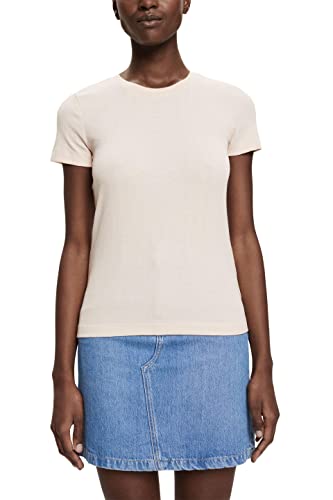 ESPRIT Damen 023ee1k343 T-Shirt, Pastel Pink, XXL von ESPRIT