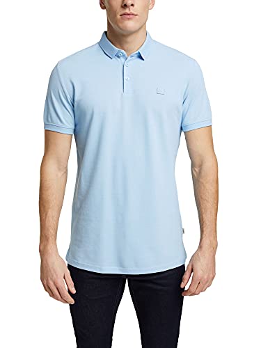 ESPRIT Herren Polohemd 991ee2k303, 440/Light Blue, M von ESPRIT